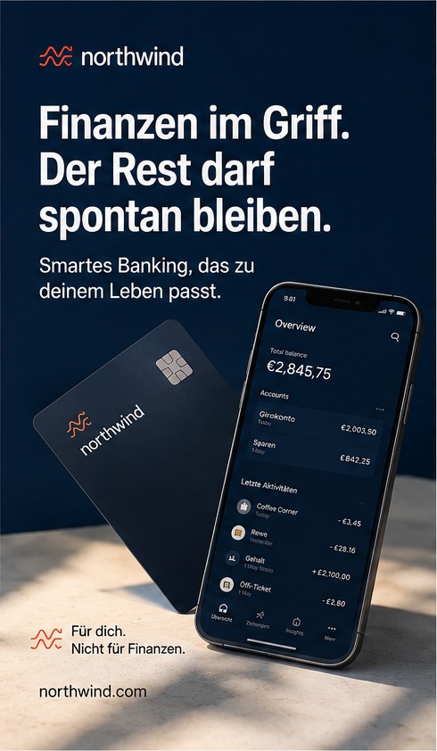 Northwind campaign execution for the German market, German headline